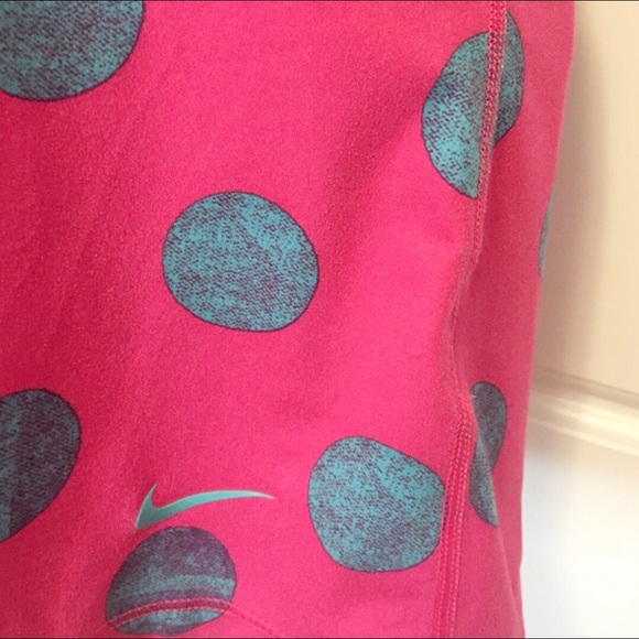 Nike DriFit Fuchsia Polka Dot Tank - Picture 3 of 5